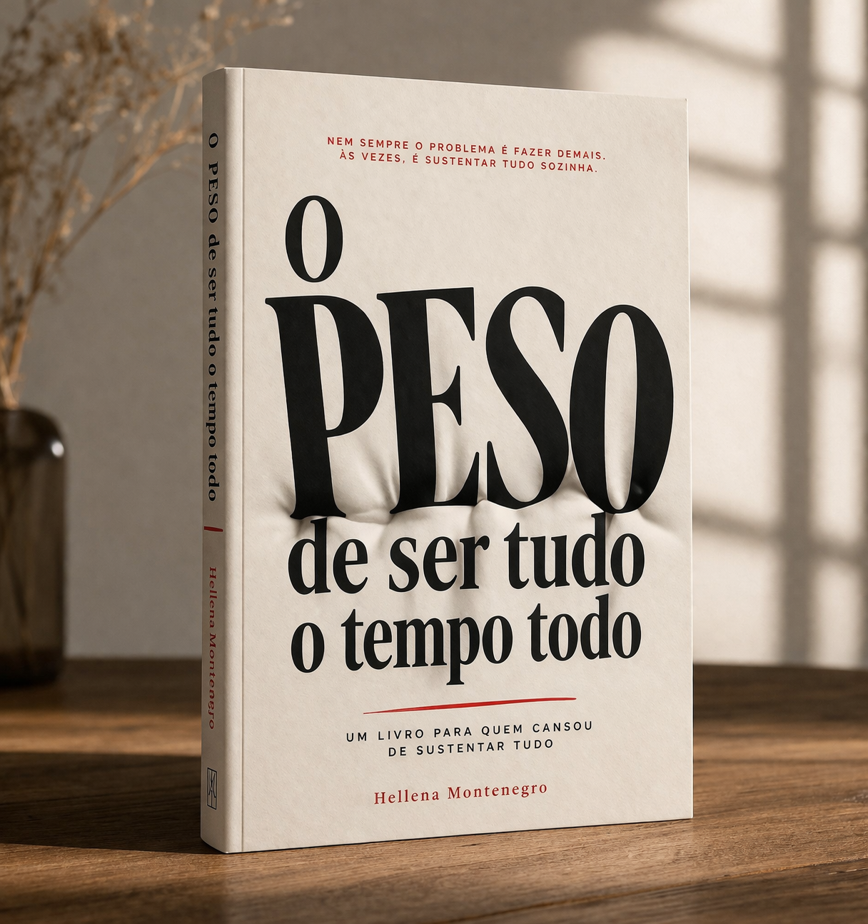 Capa do livro O Peso de Ser Tudo o Tempo Todo